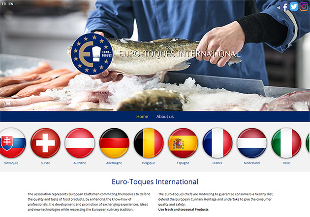 Euro-Toques International e.V. Vereinswebseite- individuell gestaltete Vereinshomepage mit CMS und Responsive